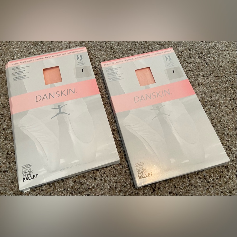 Danskin Ballet Tights in Soft Pink